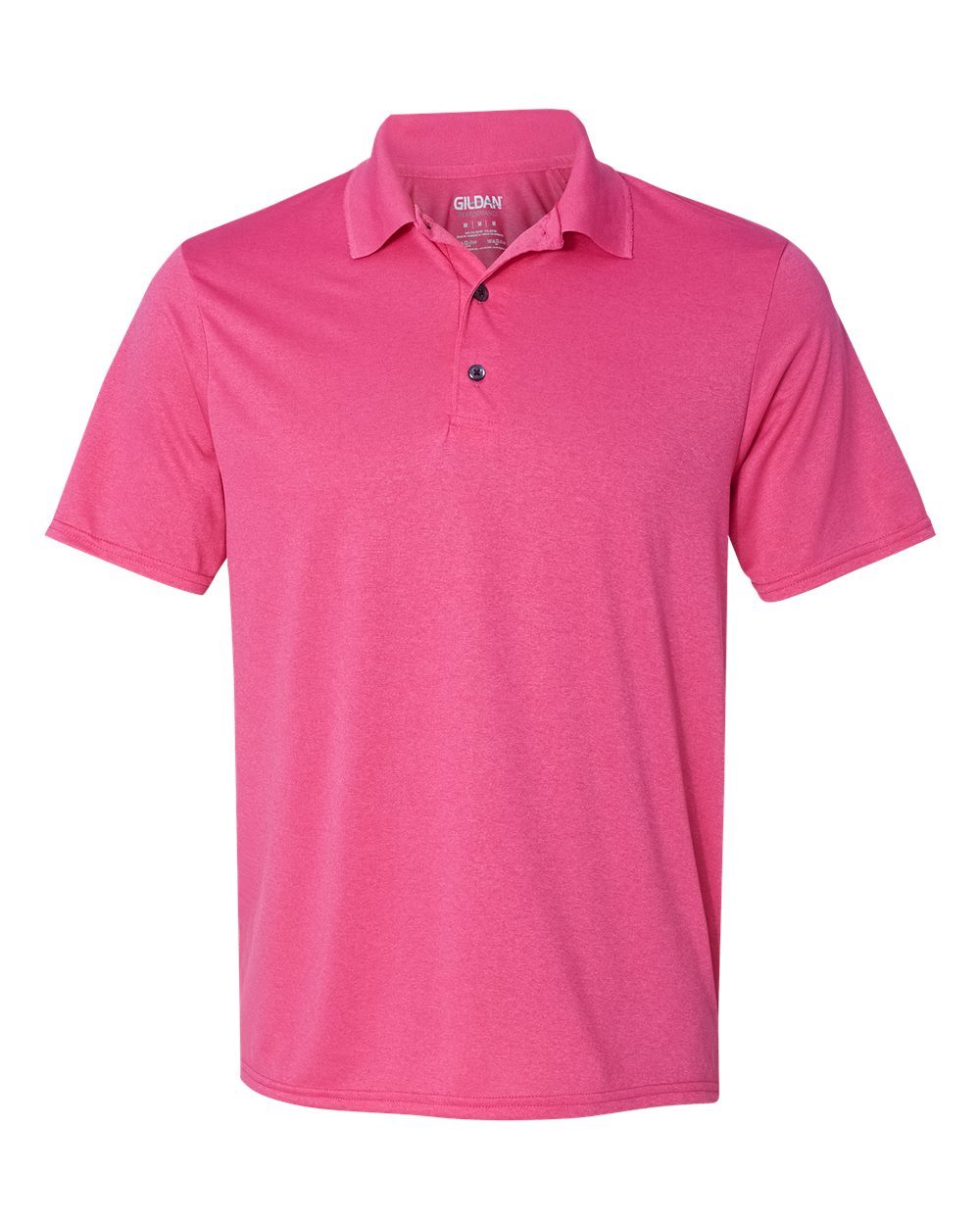 Gildan's Performance® Jersey Polo is a lightweight, moisture-wicking polo shirt made from 100% polyester.