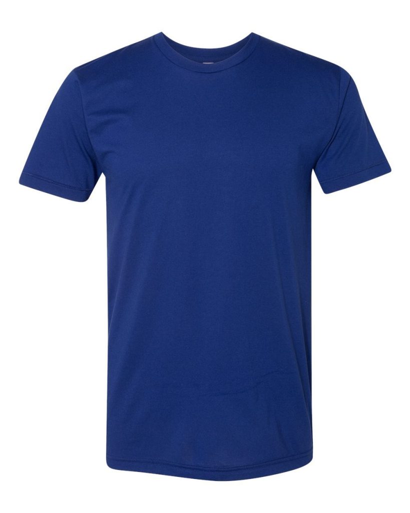 American Apparel's 50/50 Tee is a relaxed fit t-shirt made from a soft 50/50 cotton/polyester blend.