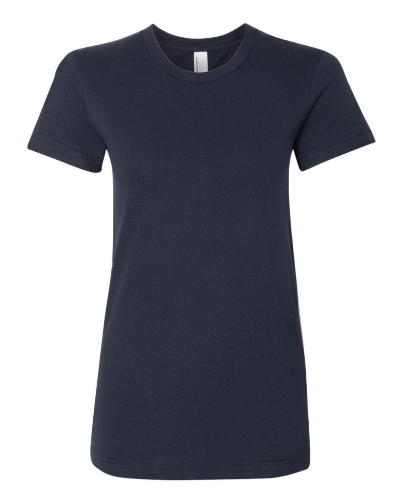 American Apparel's Women’s Fine Jersey Tee is a soft and stylish 100% combed ring-spun cotton t-shirt.