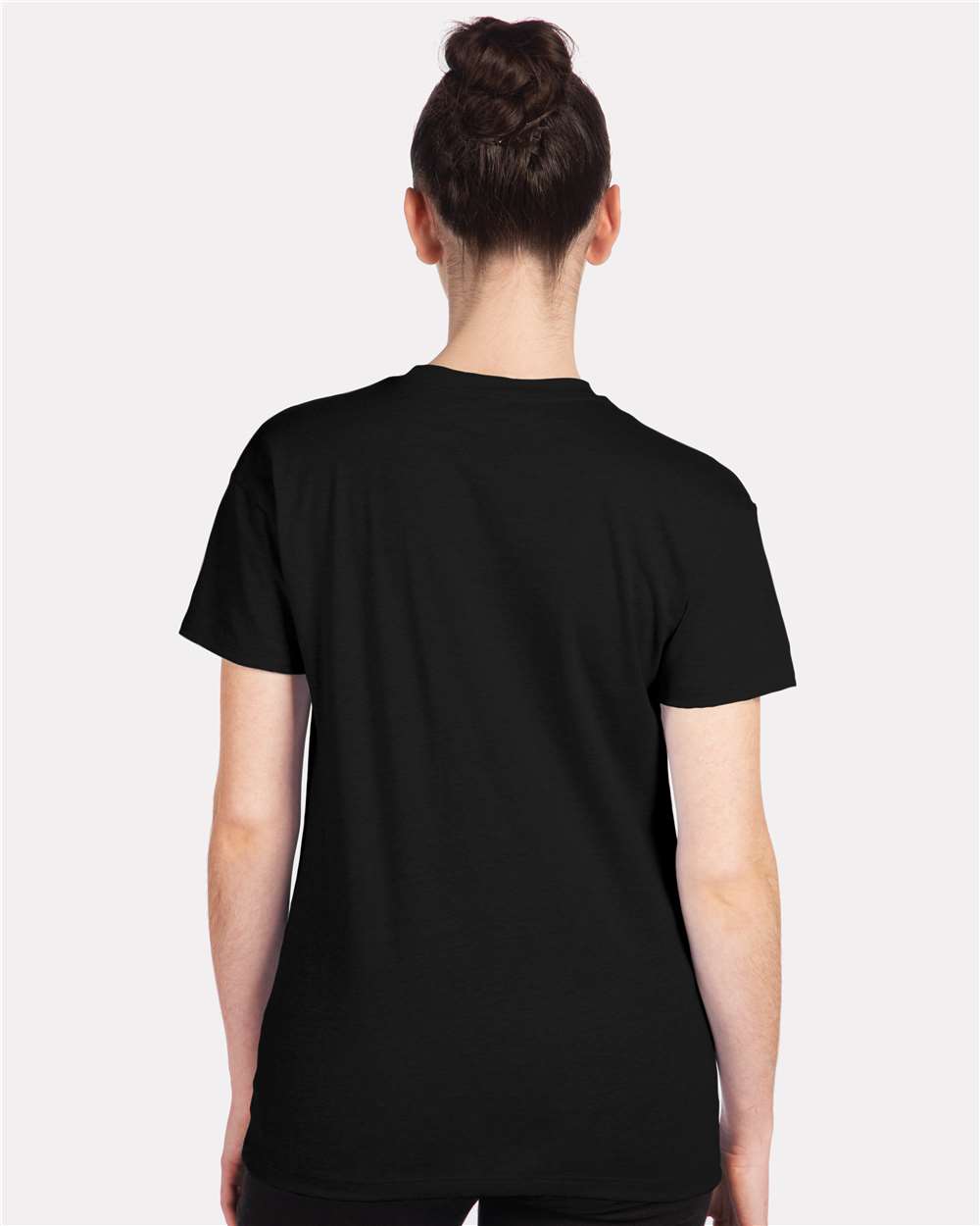 Next Level Women's CVC Relaxed T-Shirt - Model Back View