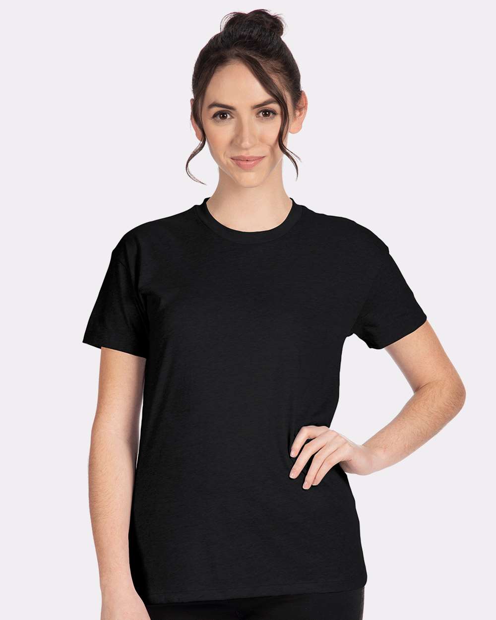 Next Level Women's CVC Relaxed T-Shirt - Model Front View