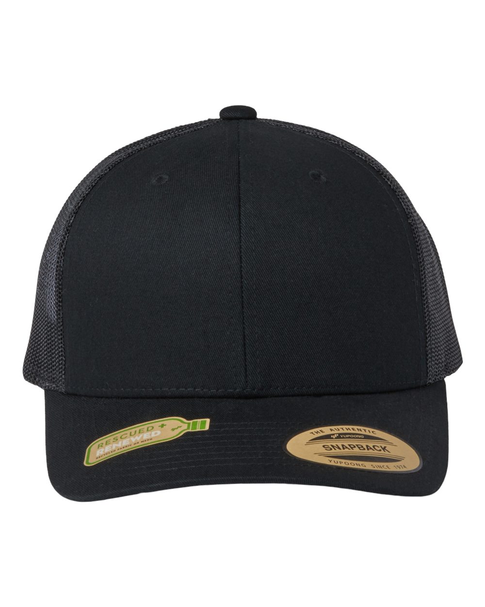 YP Classics Sustainable Retro Trucker Cap - Front View