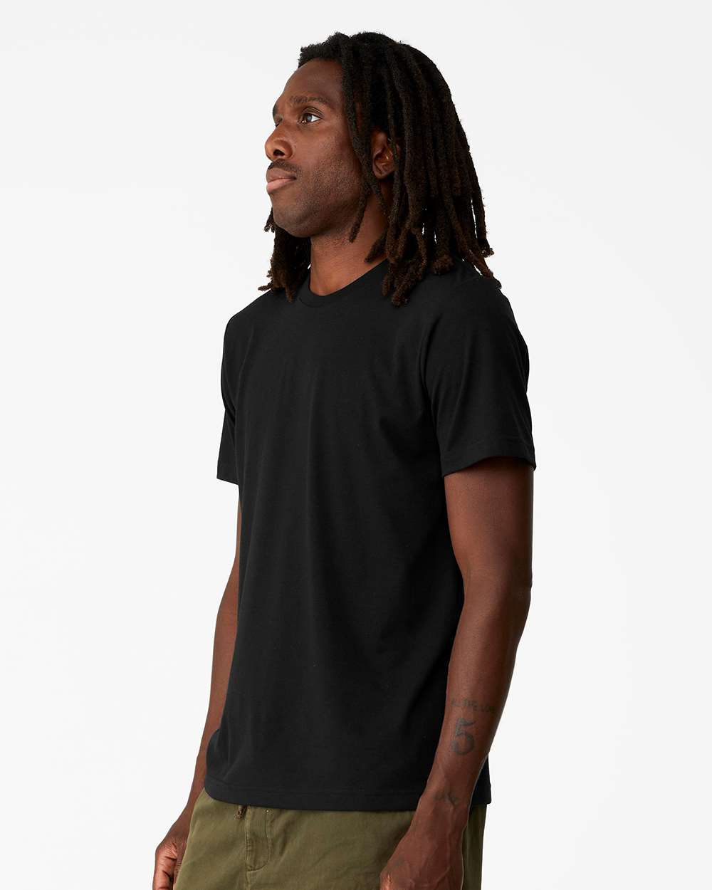 BELLA + CANVAS Unisex EcoMax Tee - Model Side View