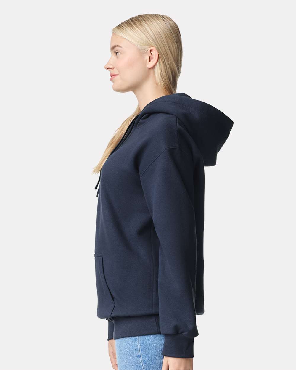 Gildan Unisex Hammer™ Maxweight Hooded Sweatshirt - Model Side View