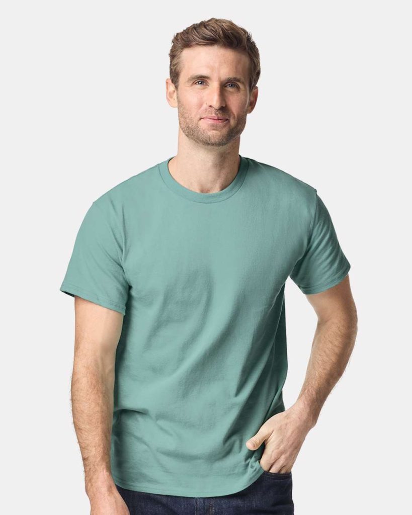 Gildan Unisex Heavy Cotton™ T-Shirt - Model Front View
