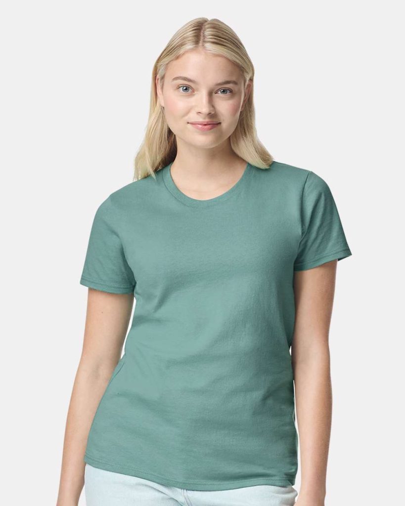 Gildan Women's Heavy Cotton™ T-Shirt - Model Front View