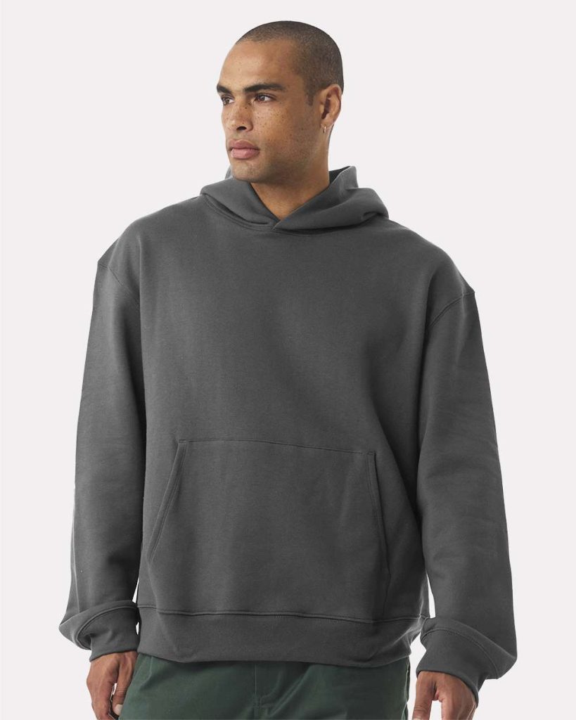BELLA + CANVAS Unisex 10 oz. Heavyweight Hoodie Sweatshirt - Model Front View