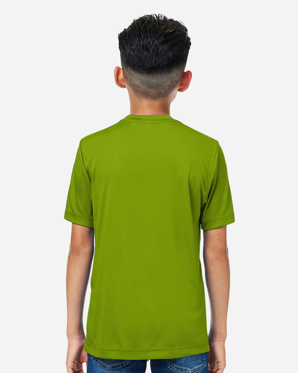 CORE365 Youth Capital Performance T-Shirt - Model Back View
