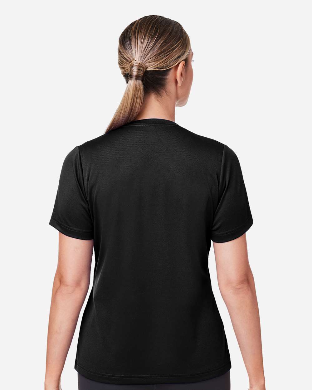 Team 365 Women's Zone Performance Mesh T-Shirt - Model Back View