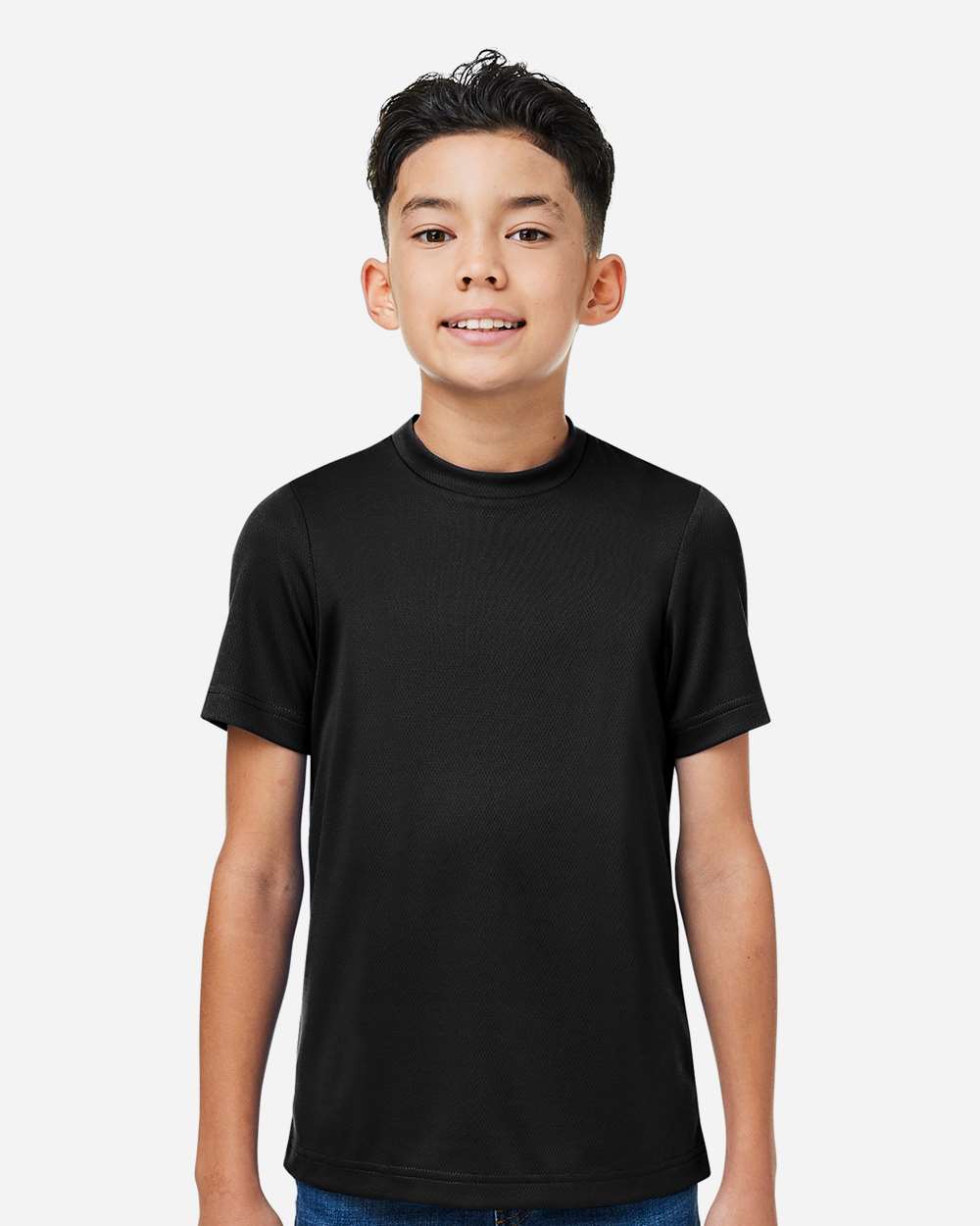 Team 365 Youth Zone Performance Mesh T-Shirt - Model Front View
