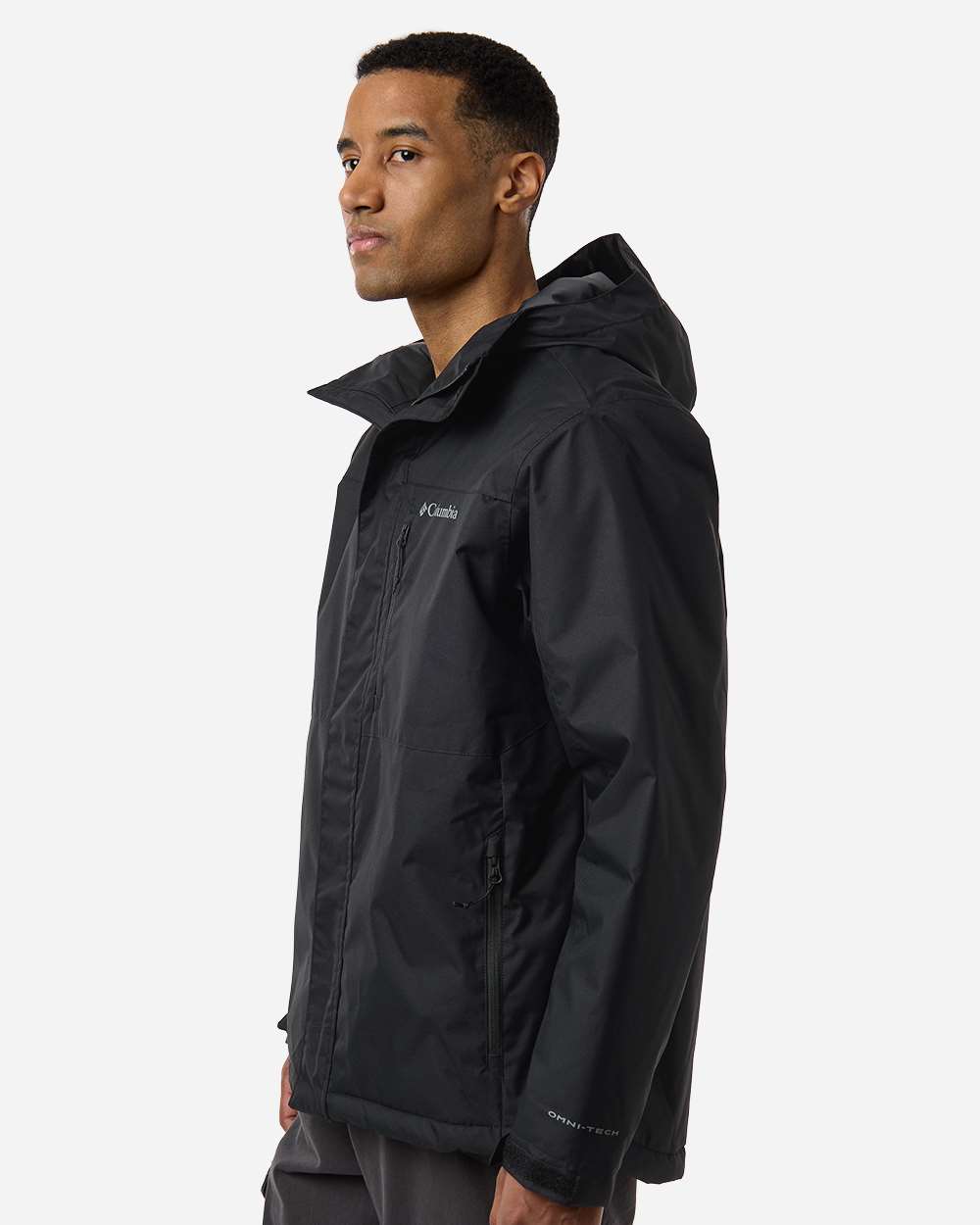 Columbia Men's Tipton Peak™ III Insulated Hooded Jacket - Model Side View