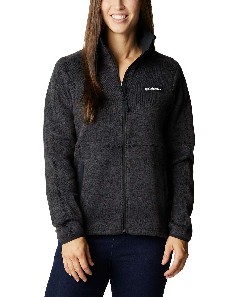 Columbia Women's Sweater Weather™ II Full-Zip Jacket - Model Front View