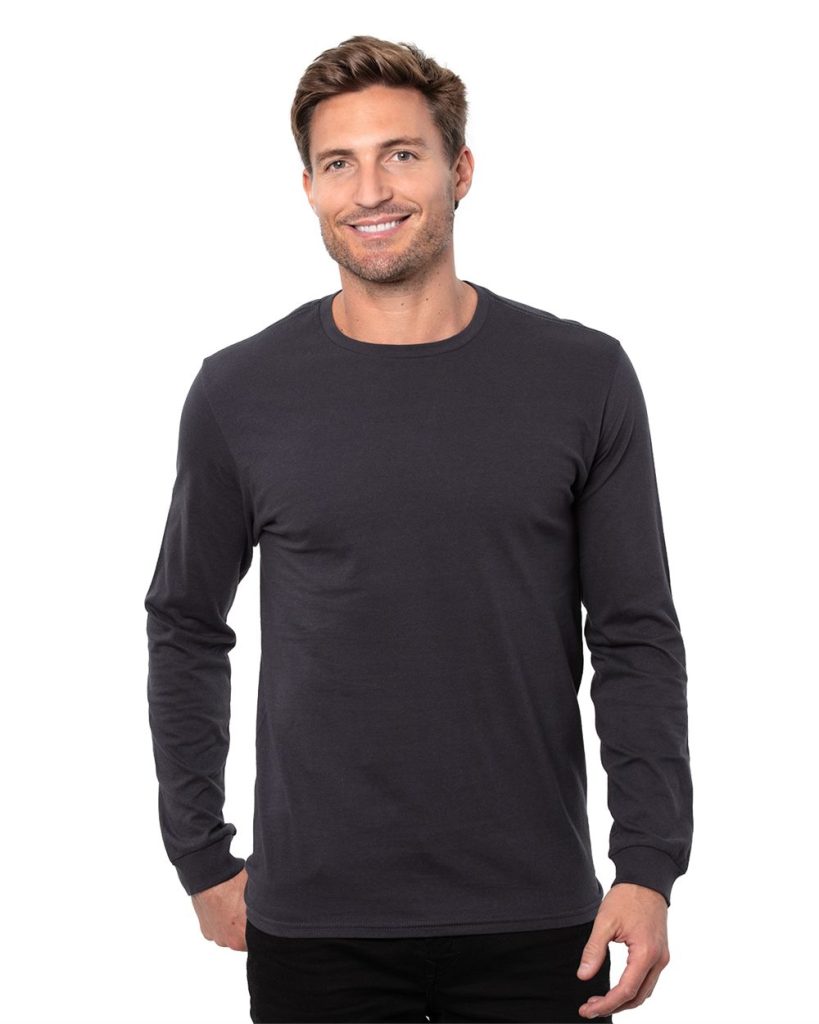 Threadfast Apparel's Unisex Epic Long Sleeve T-Shirt is a modern fit 100% preshrunk ring-spun cotton jersey shirt.