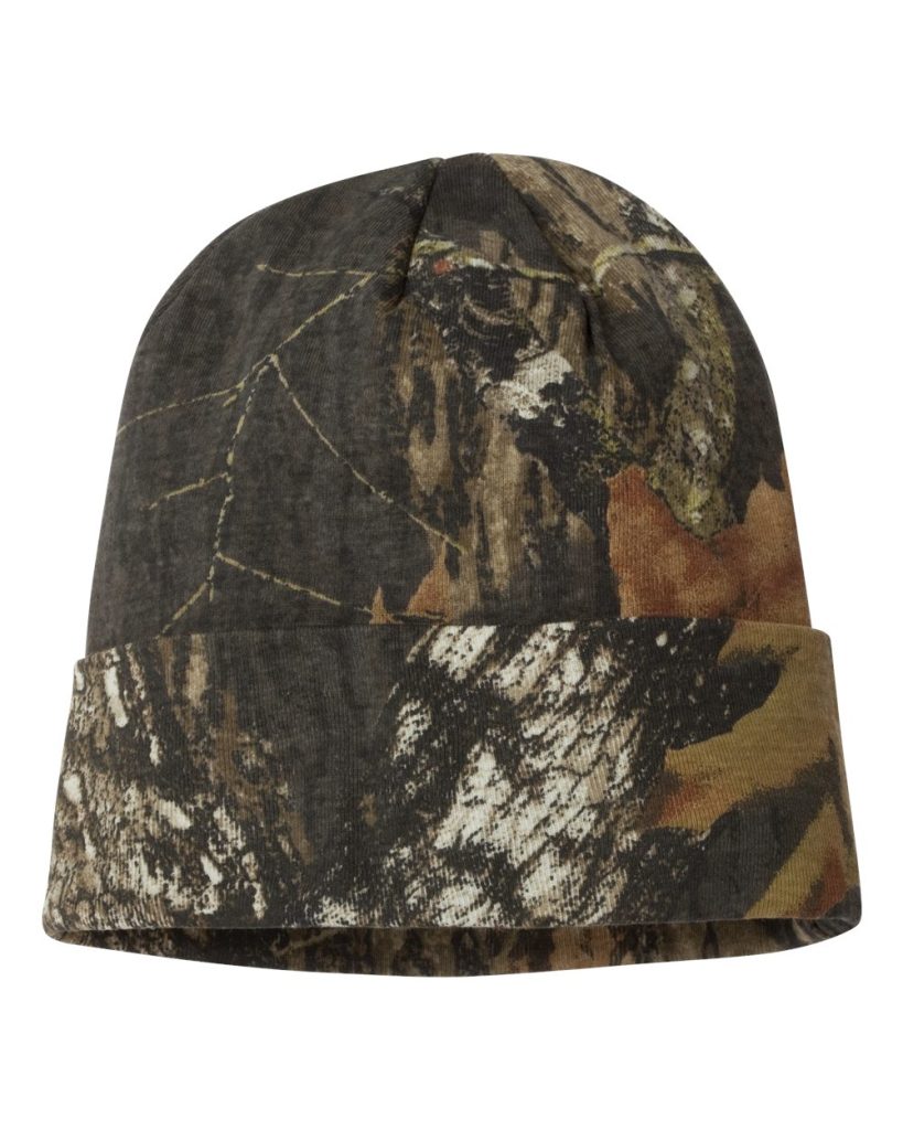 Kati 12" Licensed Camo Cuffed Beanie - Front View