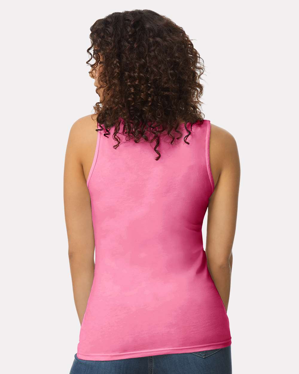 Gildan Women's Softstyle® Tank Top - Model Back View