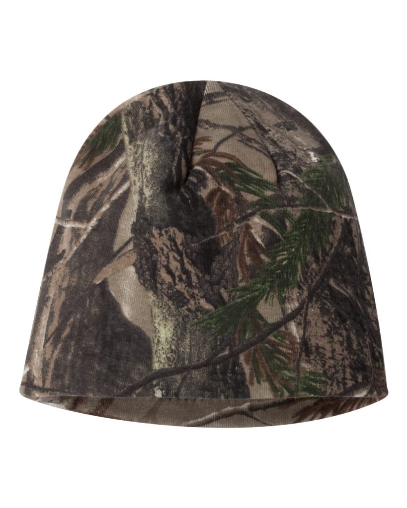 Kati 8" Licensed Camo Beanie - Front View