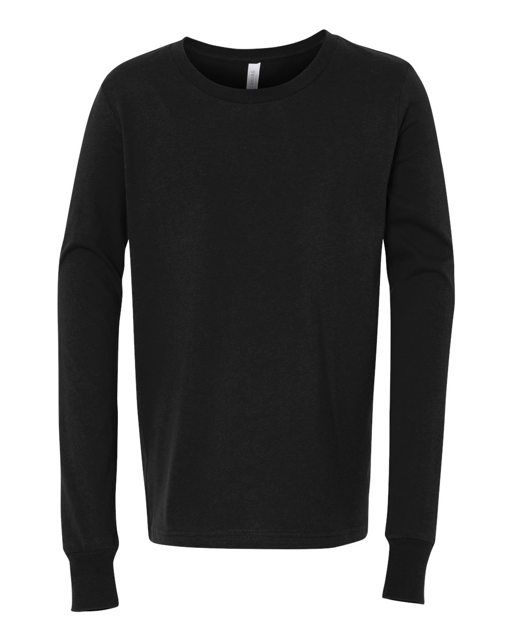 BELLA + CANVAS Youth Jersey Long Sleeve Tee - Front View