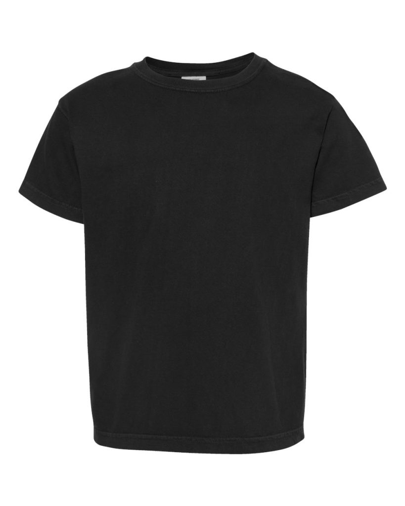 Comfort Colors Youth Garment-Dyed Heavyweight T-Shirt - Front View