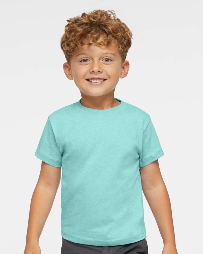 Rabbit Skins Toddler Cotton Jersey Tee - Model Front View