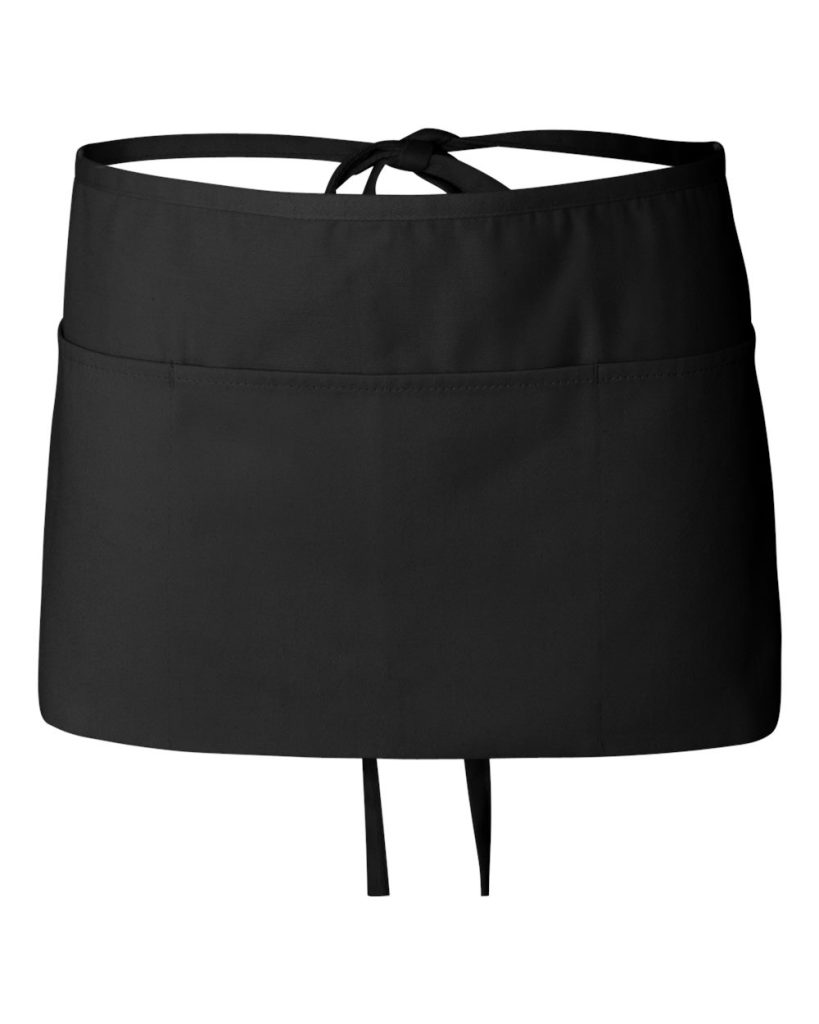 Q-Tees Waist Apron with Pockets - Front View