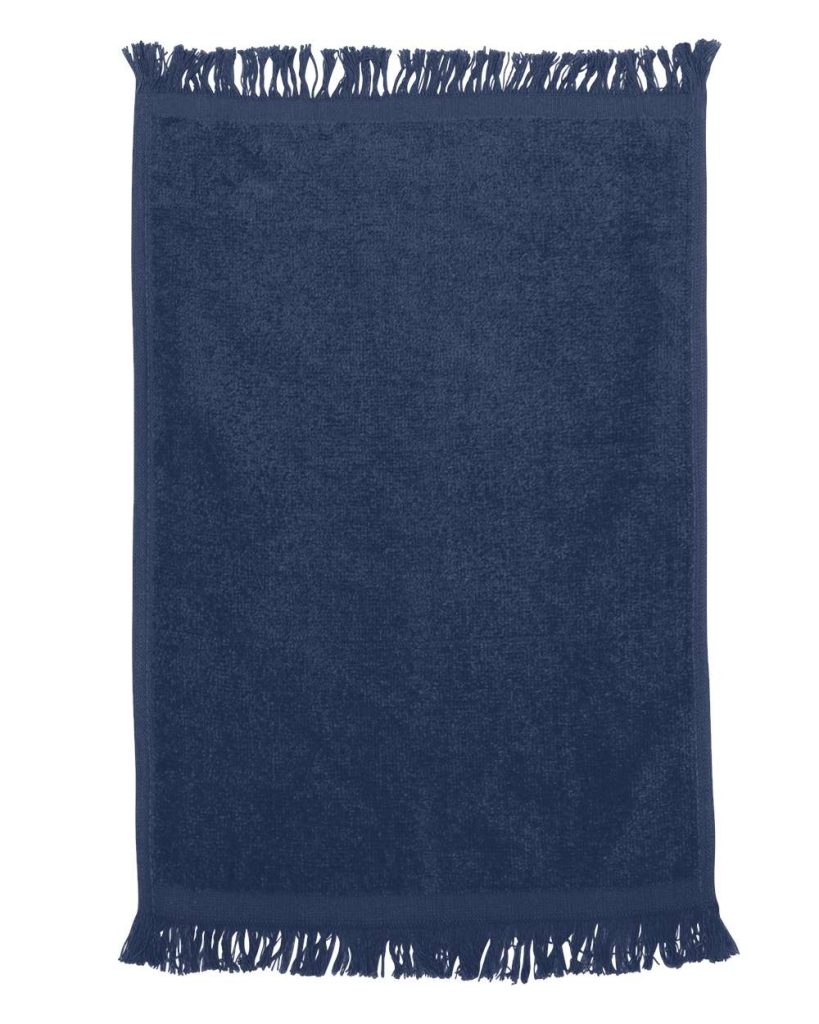 Q-Tees Fringed Fingertip Towel - Front View