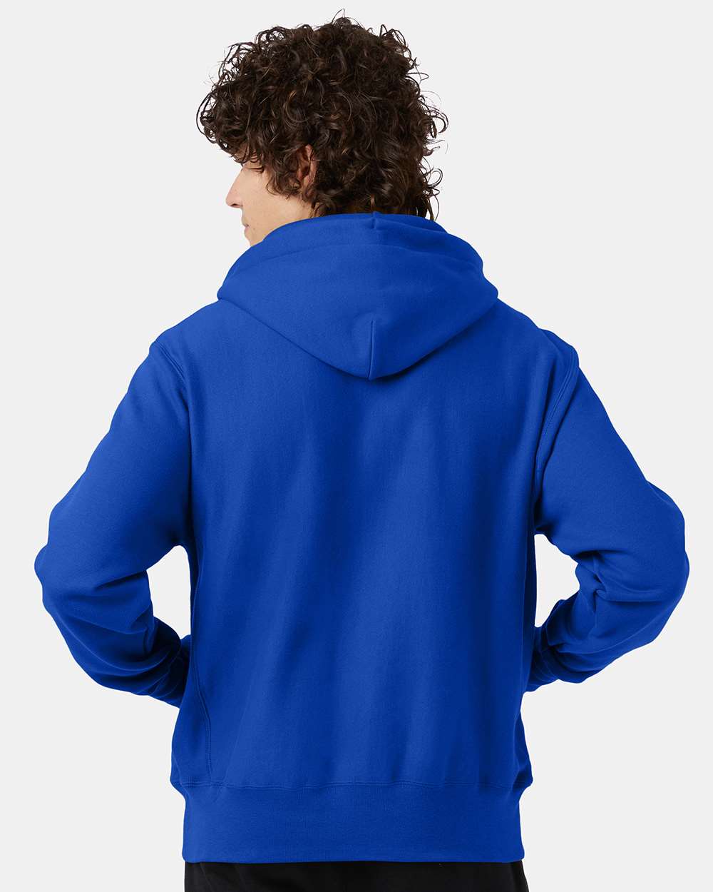 Champion Unisex Reverse Weave® Hooded Sweatshirt - Model Back View