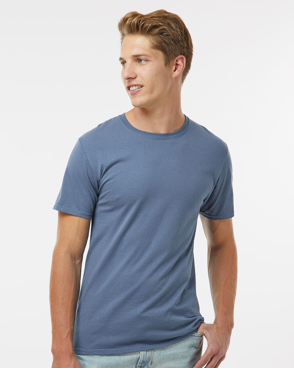 Russell Athletic's Unisex Dri Power® CVC Performance T-Shirt is a moisture-wicking performance tee made from sustainably sourced cotton.