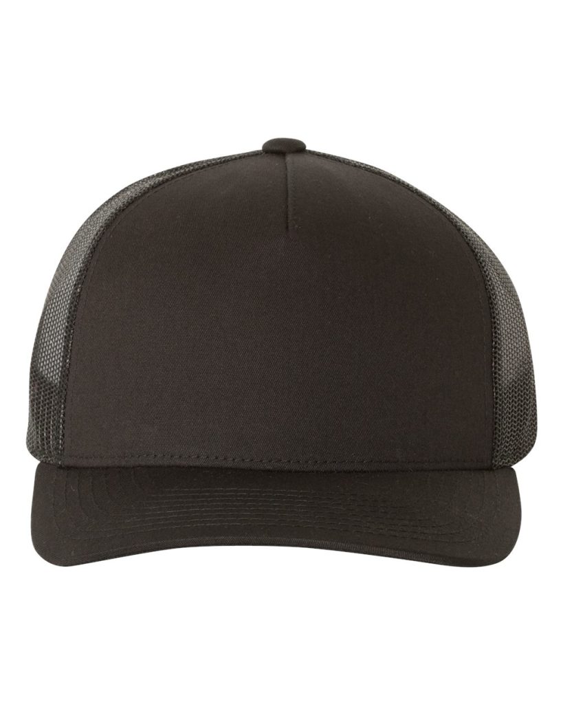 YP Classics Five-Panel Retro Trucker Cap - Front View