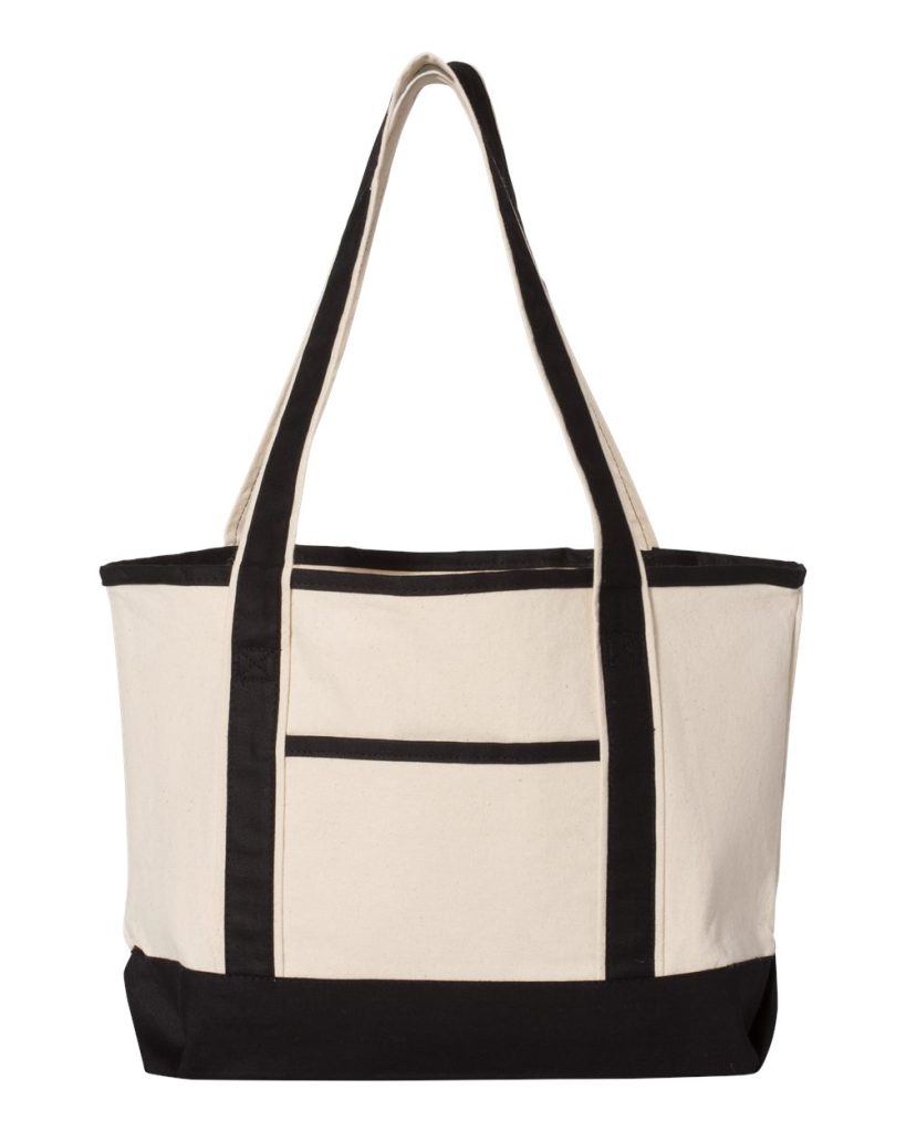 Q-Tees 20L Small Deluxe Tote - Front View