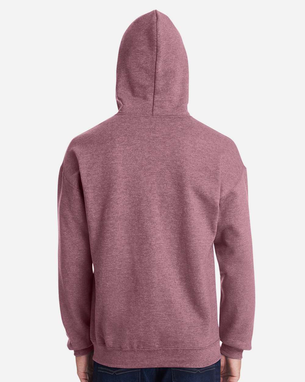 Gildan Unisex Heavy Blend™ Hooded Sweatshirt - Model Back View