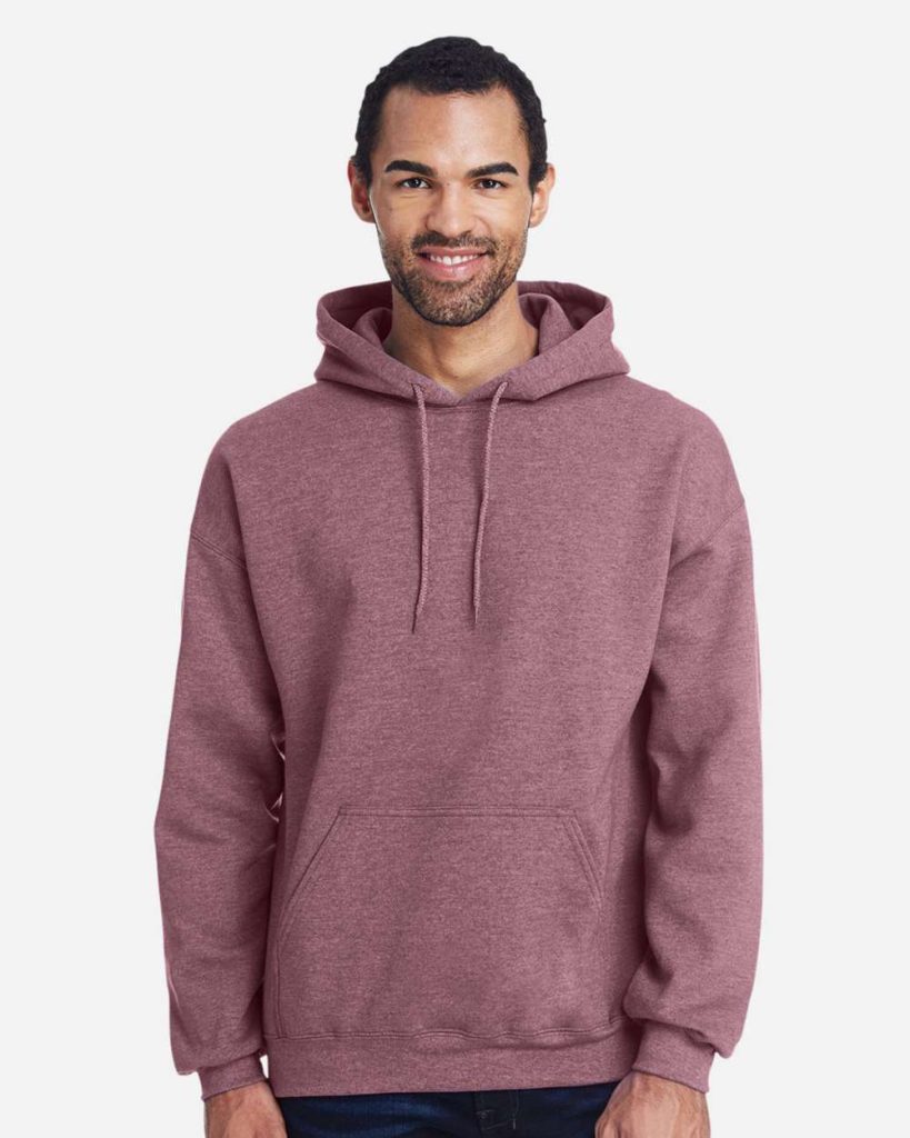 Gildan Unisex Heavy Blend™ Hooded Sweatshirt - Model Front View
