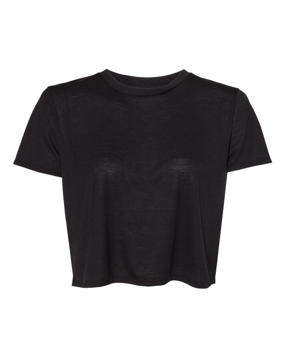 BELLA + CANVAS Women’s Flowy Crop Tee - Front View