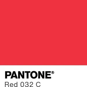 PANTONE Red 032 C colour swatch