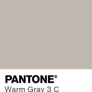 PANTONE Warm Gray 3 C colour swatch