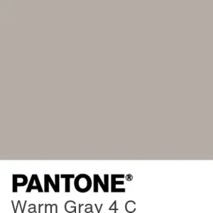 PANTONE Warm Gray 4 C colour swatch