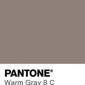 PANTONE Warm Gray 8 C colour swatch