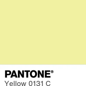 PANTONE Yellow 0131 C colour swatch