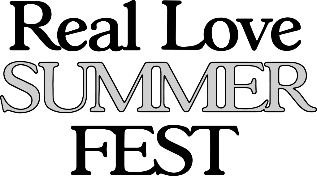 Real Love Summer Fest logo in serif lettering