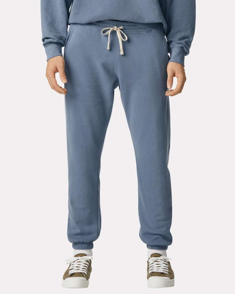 Comfort Colors Unisex Garment-Dyed Lightweight Fleece Sweatpants - Model Front View