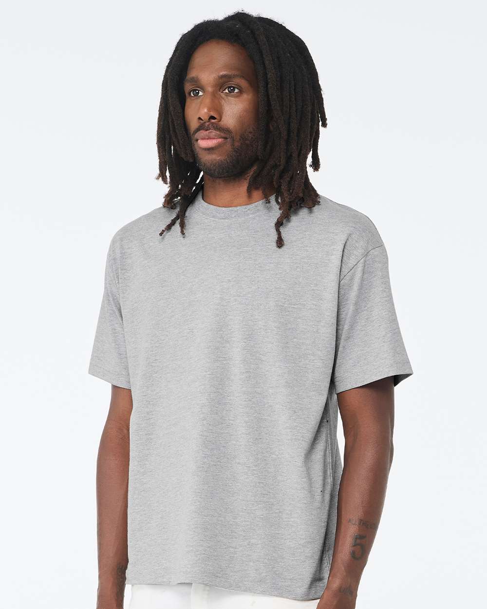 BELLA + CANVAS 6 oz. Heavyweight Tee - Model Side View