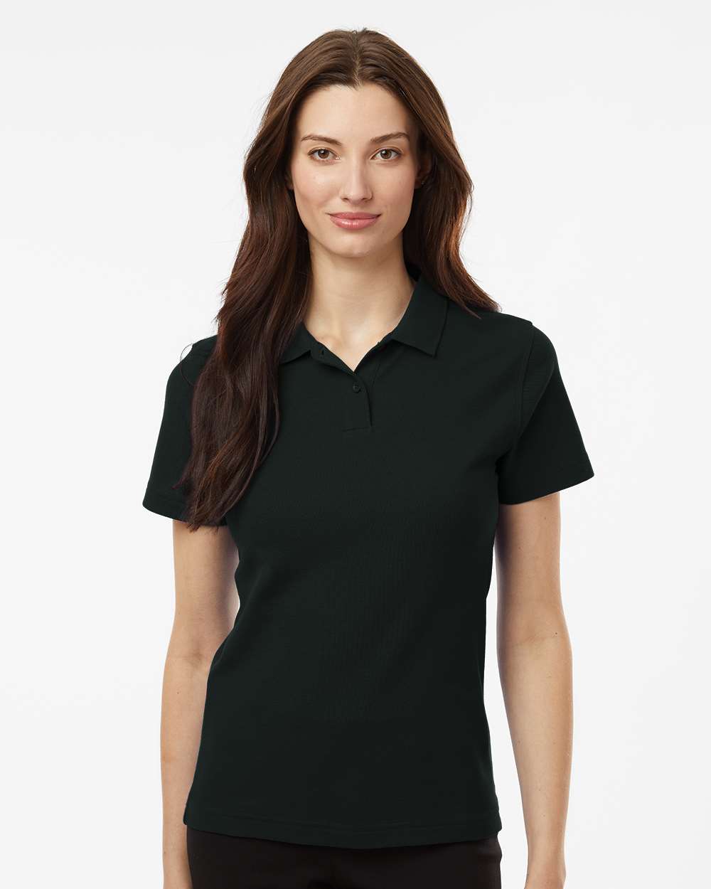 AllPro Women's Pique Polo - Model Front View