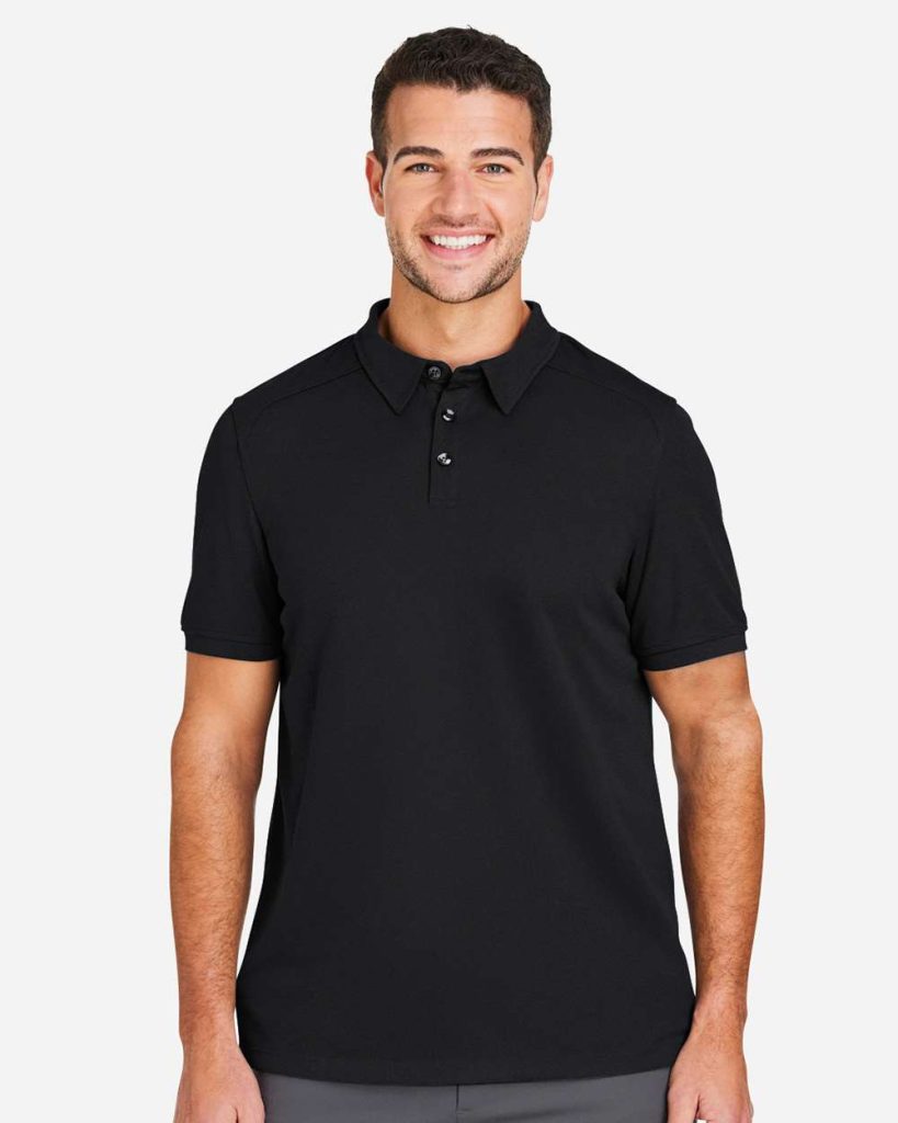 North End Men's Express Tech Performance Polo - Model Front View