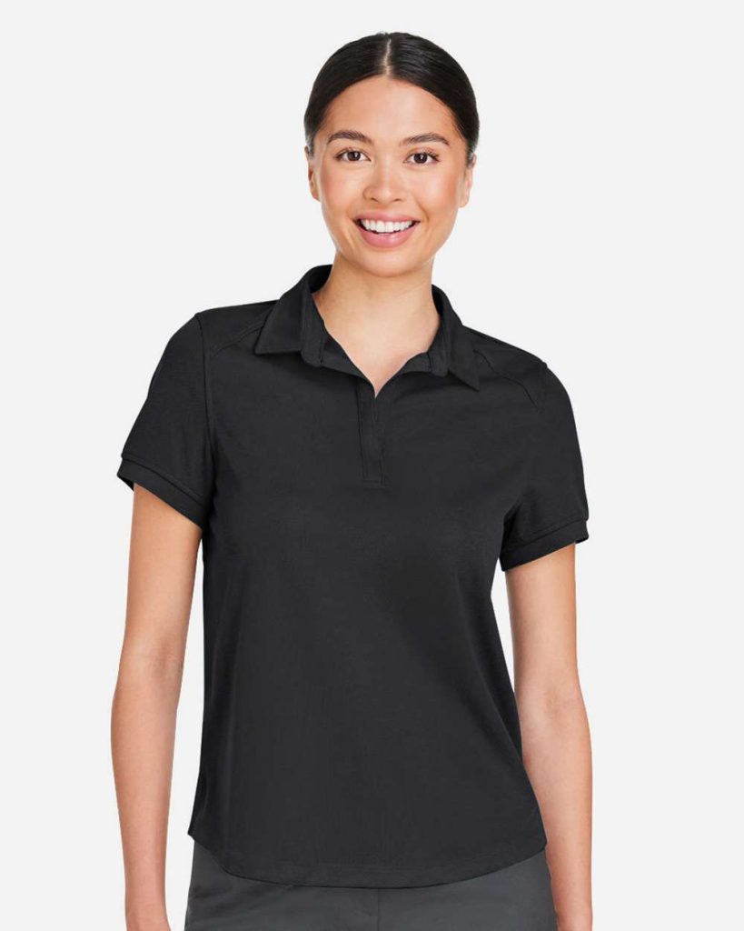 North End Women's Express Tech Performance Polo - Model Front View