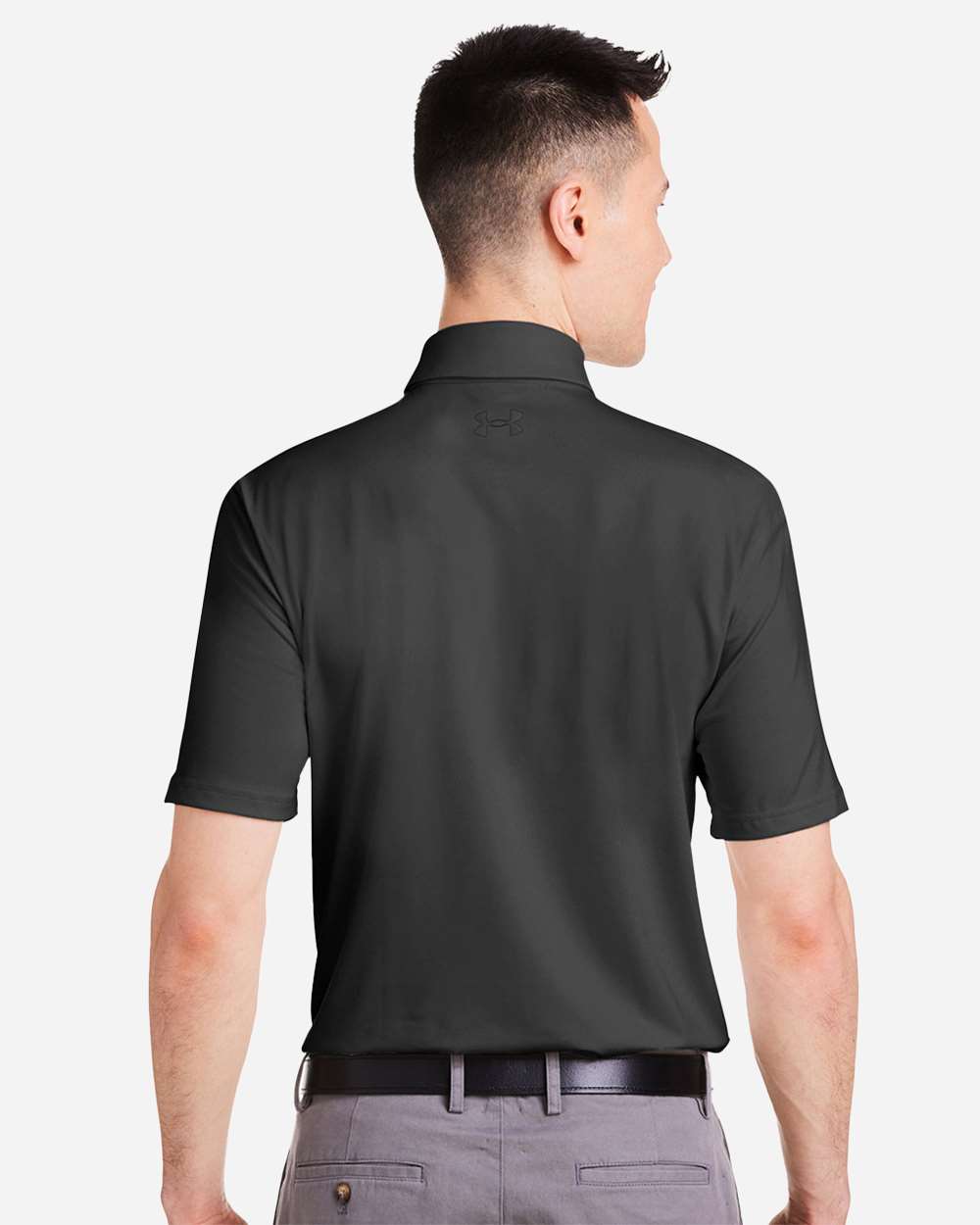 Under Armour Men's Recycled Polo - Model Back View