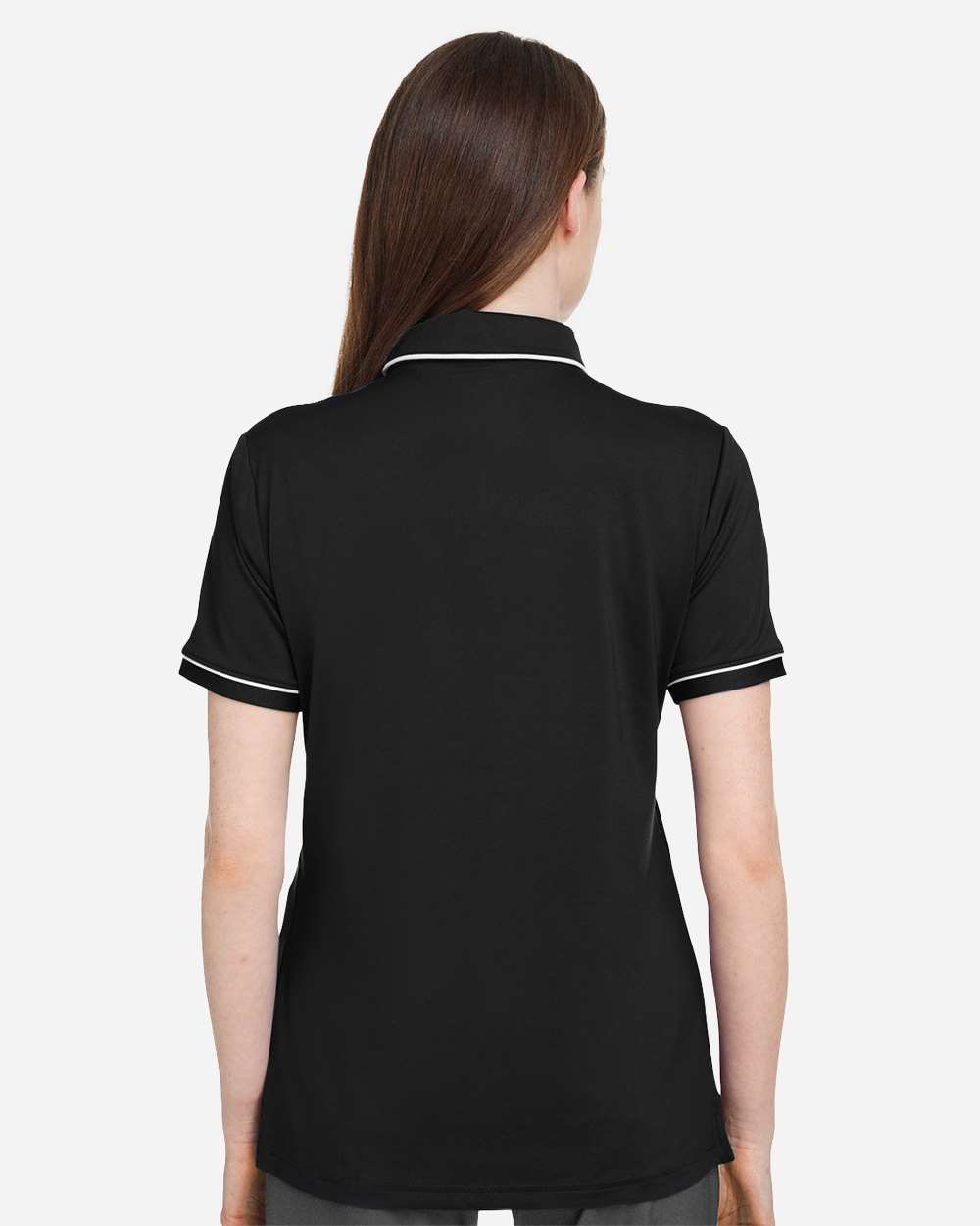Under Armour Women's Tipped Teams Performance Polo - Model Back View