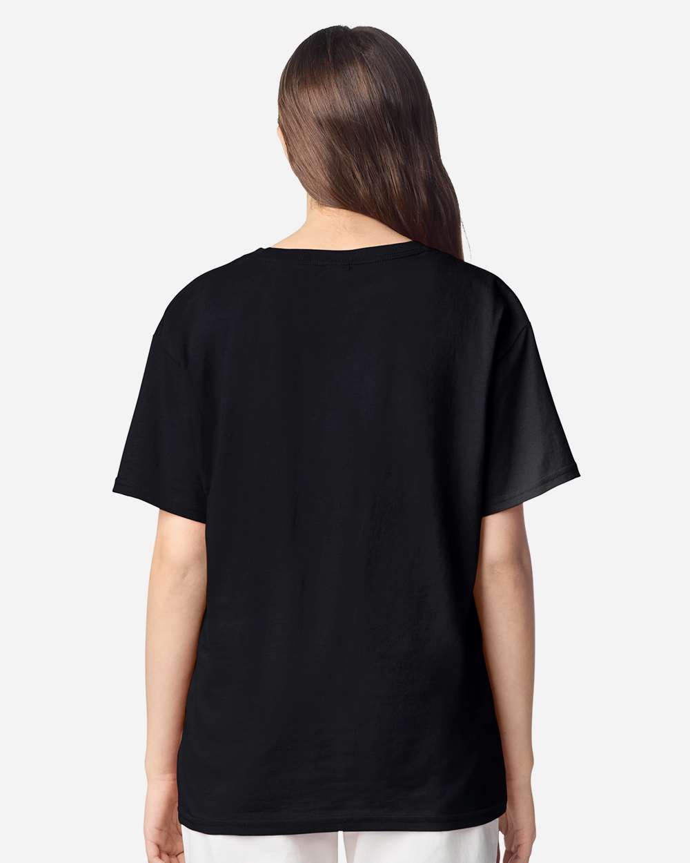 Gildan Youth Light Cotton T-Shirt - Model Back View