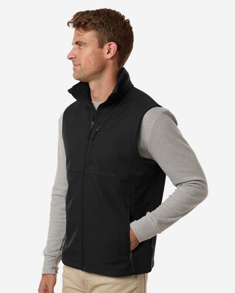 Columbia Men's Ascender™ II Soft Shell Vest - Model Side View