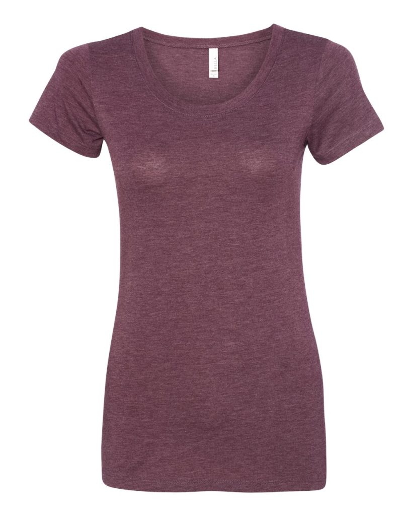 BELLA + CANVAS Women's Triblend Tee - Front View