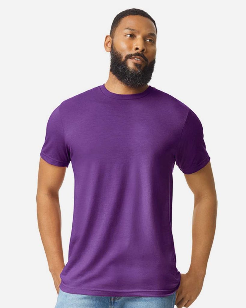 Gildan Unisex Softstyle® CVC T-Shirt - Model Front View