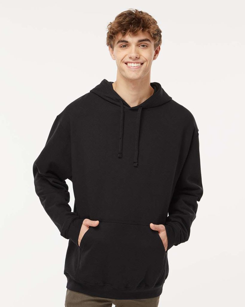 M&O Unisex Pullover Hoodie - Model Front View